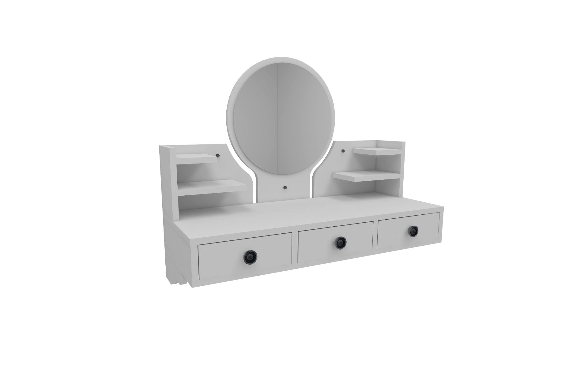 Arnetti̇ poli̇na makeup table, white (TT3-885) / made in eu