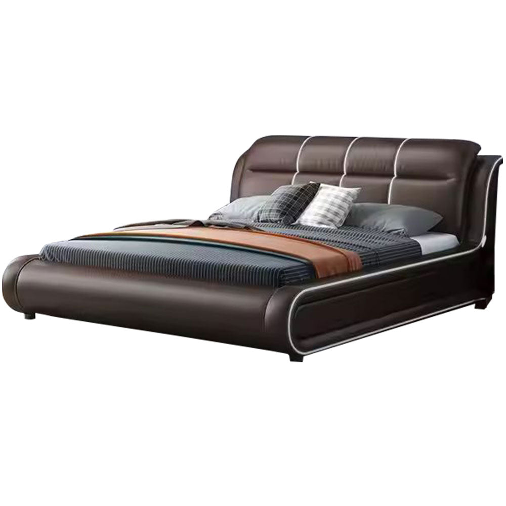 Storage bed queen Brown 152x200cm #620