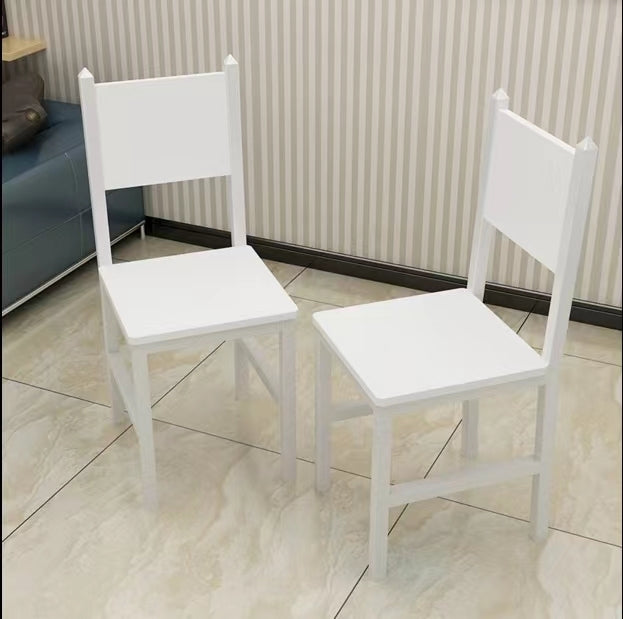 Dining set (SV201) pure white 4 chairs + 1 table