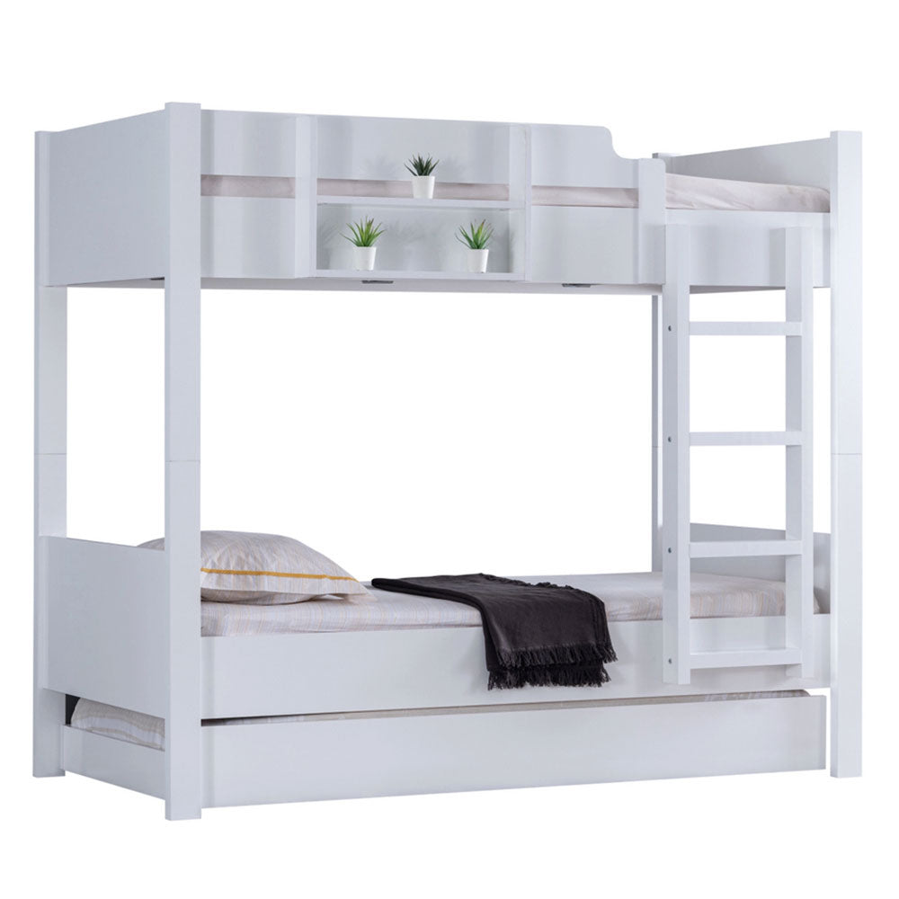 Asya bunk bed with puppy, white, 90X190 (OA3-7376) / made in eu